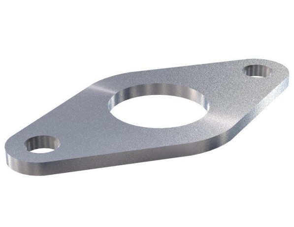 Фланец нержавеющий резьбовой овальный Ду 6 Ру 6 AISI 316 6 мм DIN 2558 фото