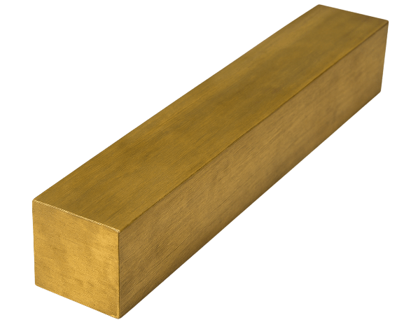 Квадрат латунный тянутый ЛС59-2 3,5х3,5 мм ГОСТ 2060-2006 фото