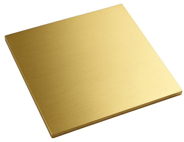 Лист латунный х/к ДПРНМ Л90 0,9х600х1500 мм ГОСТ 2208-2007 фото