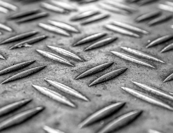 Лист нержавеющий рифленый г/к дуэт ЭИ268 2,5 мм фото