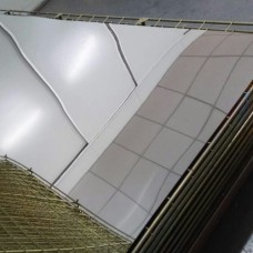 Лист нержавеющий BA+PE зеркальный с защитной пленкой х/к фото