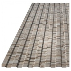 Профнастил стальной стеновой односторонний плоский гладкий камень фото